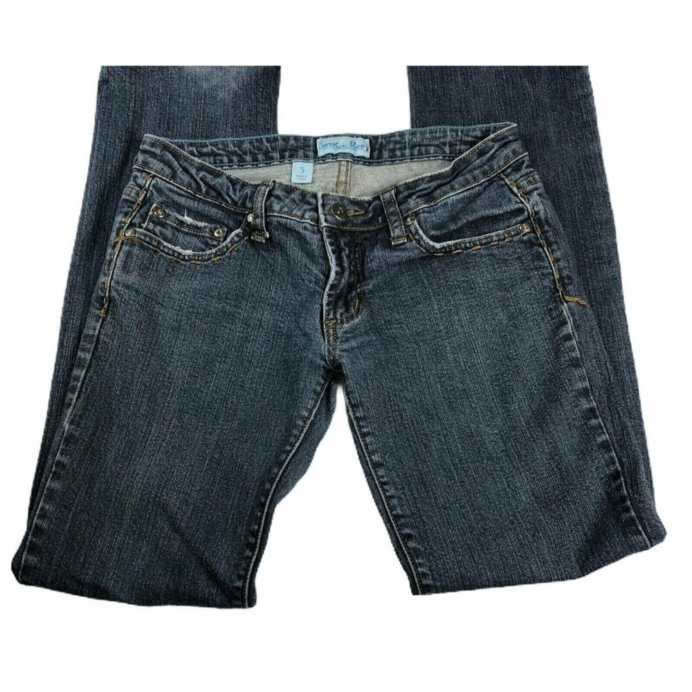 Anchor Blue Womens Size 5 Stretch distressed Jeans